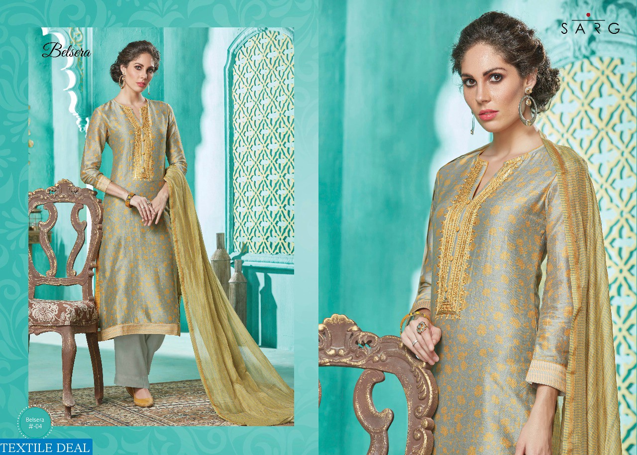 Sarg Belsera Wholesale luxury Ethnic Salwar suits